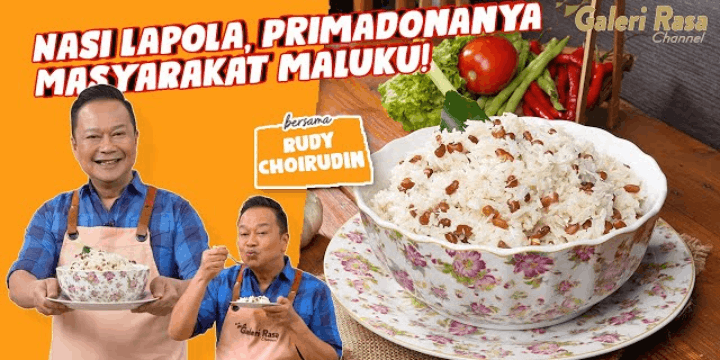 Mengenal Nasi Lapola, Perpaduan Gurih Beras dan Kacang Tolo Khas Maluku